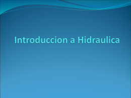 Introduccion a Hidraulica