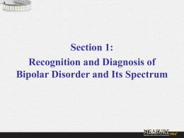 Challenges and Clinical Aspects of Diagnosing Bipolar