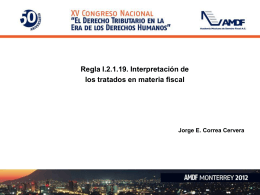 Diapositiva 1 - ACADEMIA MEXICANA DE DERECHO FISCAL