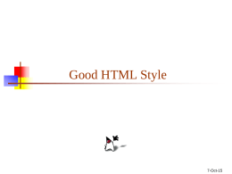 HTML Style - University of Pennsylvania
