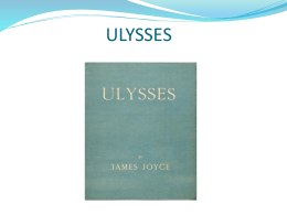 Notes on Ulysses - Istituto Luzzago
