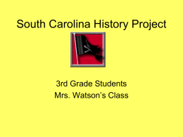 SC History Project - Dillon School District Four