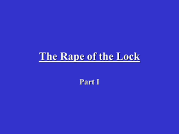 The Rape of the Lock - Winston