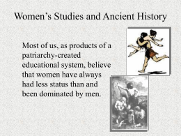 Women's Studies and Ancient History - IVCC