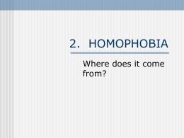 2. HOMOPHOBIA