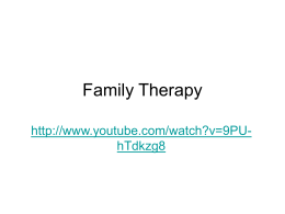 Family Therapy - Rio Hondo College