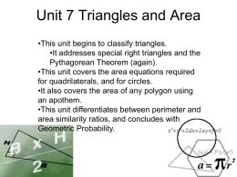 Pythagorean Theorem - Houston County School District