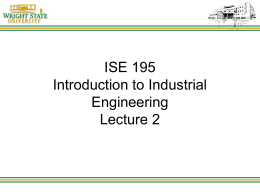 EGR 702 Lecture 1 - Wright State University