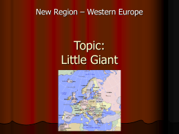Topic: Little Giant