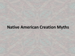 Native American Creation Myths