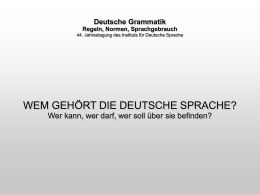Deutsche Grammatik Regeln, Normen, Sprachgebrauch 44