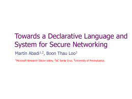 Declarative Networking: Extensible Networks with
