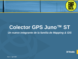 Colector GPS Juno™ ST