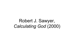 Robert J. Sawyer, Calculating God (2000)