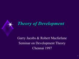 Theory of Development