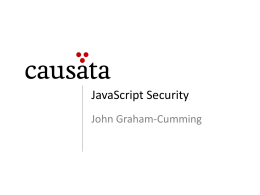 jgc- javascript -security