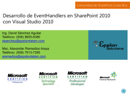 Desarrollo de EventHandlers en SharePoint 2010 con …