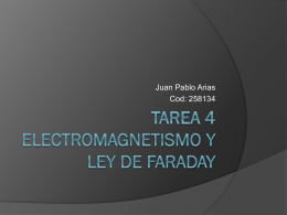 Tarea 4 ELECTROMAGNETISMO Y LEY DE FARADAY