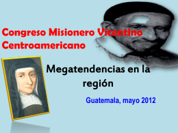 Congreso Misionero Vicentino Centroamericano