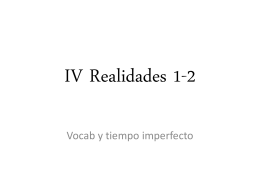 IV Realidades 1-2