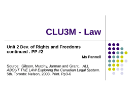 CLU3M - Law - Wikispaces