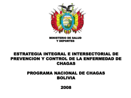 Diapositiva 1 - ...::: Ministerio de Salud de Bolivia