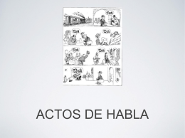 ACTOS DE HABLA - Todo el lenguaje