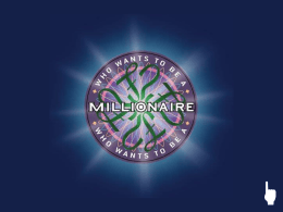 Who Wants To Be A Millionaire? PowerPoint Template
