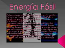 INCONVENIENTES DE LA ENERGIA FOSIL