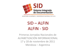 SID - ALFIN