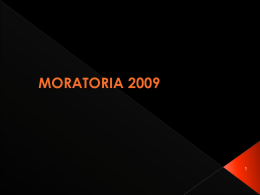 MORATORIA 2009 - Ministerio de Trabajo de la Provincia …