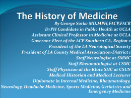 The History of Medicine - Digi-ED