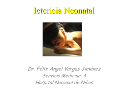 Ictericia Neonatal (Hiperbilirrubinemia de predominio