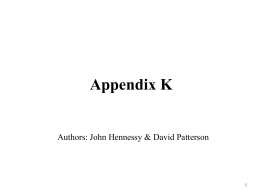 Appendix K - Morgan Kaufmann Publishers
