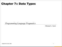 Chapter 7 - Slides - Computer Science at RIT
