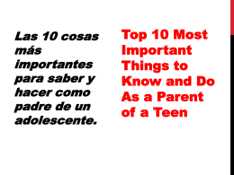 Top 10 Most Important Things to Know and Do As a …