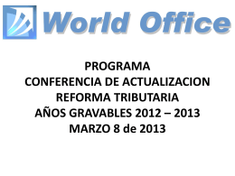 Diapositiva 1 - World Office