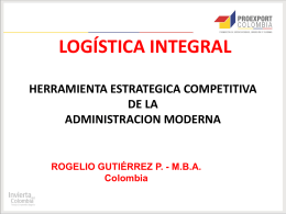 Diapositiva 1 - Proexport Colombia promueve las