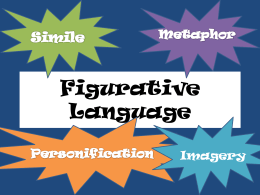 Figurative Language - Harrington's Web Page