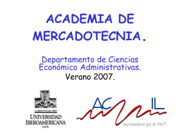 Academia de Mercadotecnia