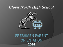 Registration Form - Clovis North Educational Center