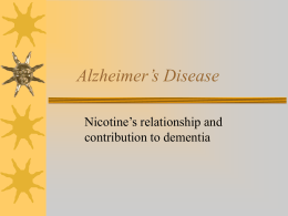 Alzheimer’s Disease - The Evergreen State College