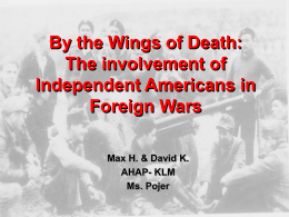 The Involvement of Independent Americans in Foreign …