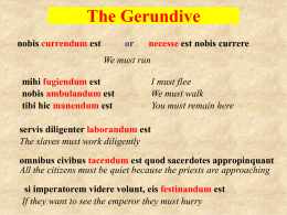 The Gerundive - The GCH Languages Blog