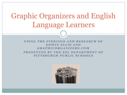 Graphic Organizers and English Language Learners