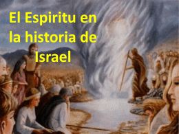 El Espiritu en la historia de Israel