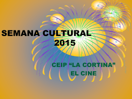 SEMANA CULTURAL 2015 - C.E.I.P. LA CORTINA (FABERO)