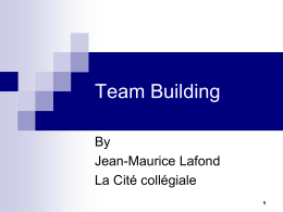 Team Building - Loyalist College