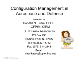 Configuration Management in