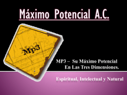 Diapositiva 1 - Maximo Potencial